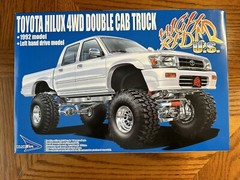 RARE Bluefin Toyota Hilux 4WD Double Cab Truck High Rider Model Kit NIOB #03513