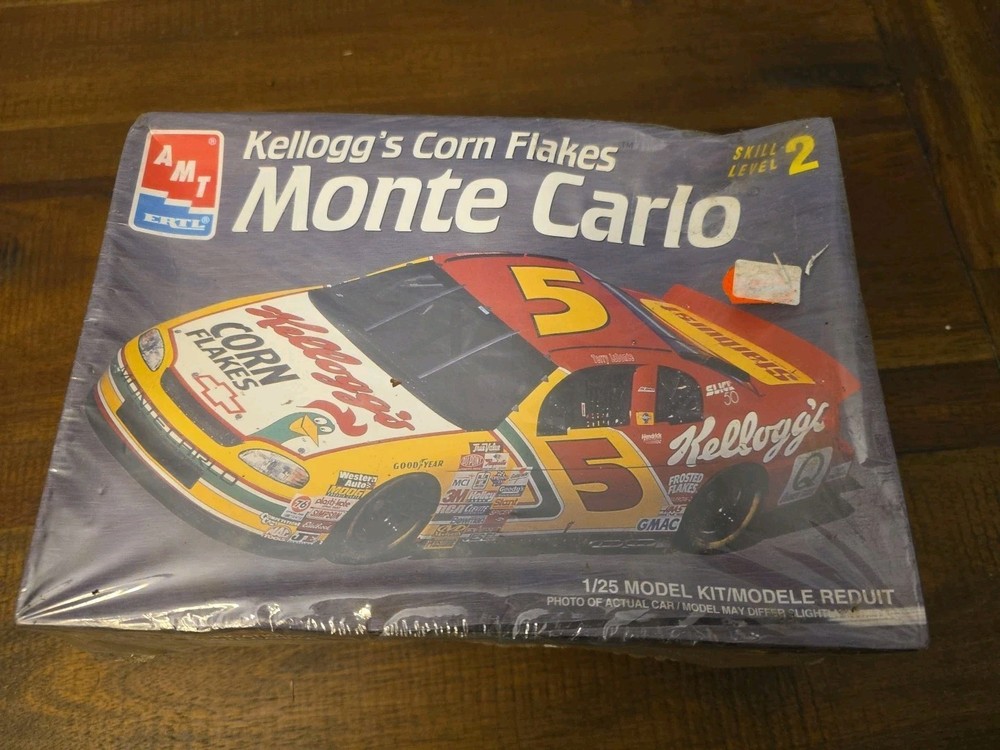 1995 AMT ERTL Kellogg’s Corn Flakes #5 Monte Carlo 1:25 Model Kit Sealed