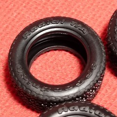 BF Goodrich Radial Tires 1969 Chevy Camaro SS 1:25 Scale Model Car Part MPC