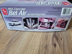 Vintage 1991 AMT 1955 Chevrolet Bel Air Street Machine 1:25 Scale Model Kit 6001