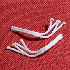 Fender Exit Headers 1960 Chevy Corvette 1:25 Scale Model Car Part MPC