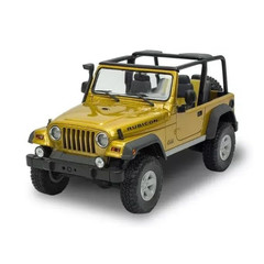 Revell Jeep Wrangler Rubicon Plastic Car Kit Unassembled Yellow/Black/Gray 12+