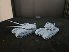 1/100 Master Grade 1/60 Perfect Grade Gundam EFGF M61A5 Semovente MBT