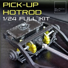 1:25-1:24 Scale Hot Rod Pickup | Full Model Kit-Unnasembled & Unpainted