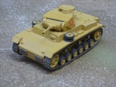 Roco Minitanks Pro Painted WWII German Panzer III Medium Tanks Lot #8593B©