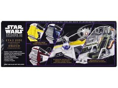 SKILL 2 MODEL KIT ETA 2 JEDI & DROID STARFIGHTERS SET STAR WARS 1/48 AMT AMT1436