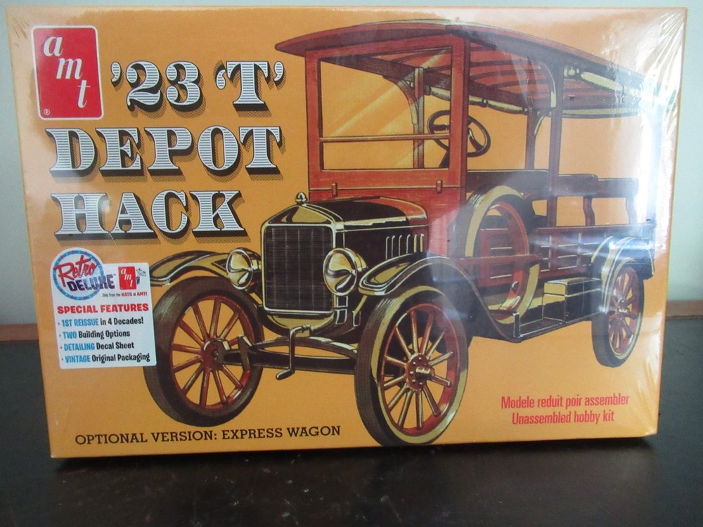 AMT 23 T Depot Hack Model Car Kit 1/25 Scale Sealed Box Free USA Shipping