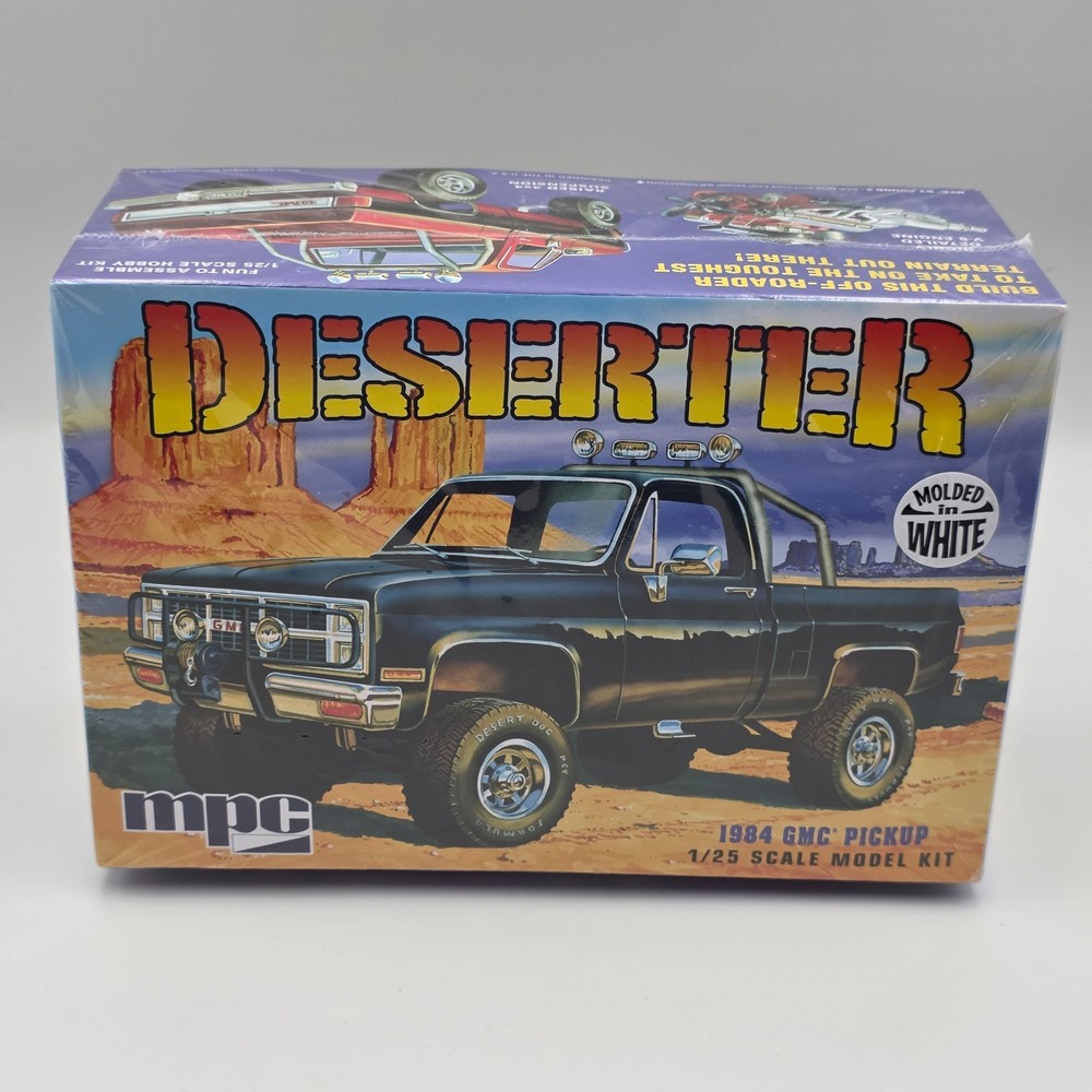 MPC 1984 Deserter GMC Pickup Truck Model Kit 1:25 Scale 4×4 MPC847 Sealed