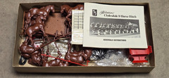 AMT Budweiser Clydesdale 8 Horse Hitch Model Kit 7702 Unbuilt NEW