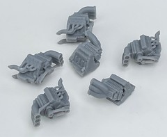 6pc 1/64 Resin Blown Injected 454 V8 Engine Hot Wheels Custom Diecast Drag Parts