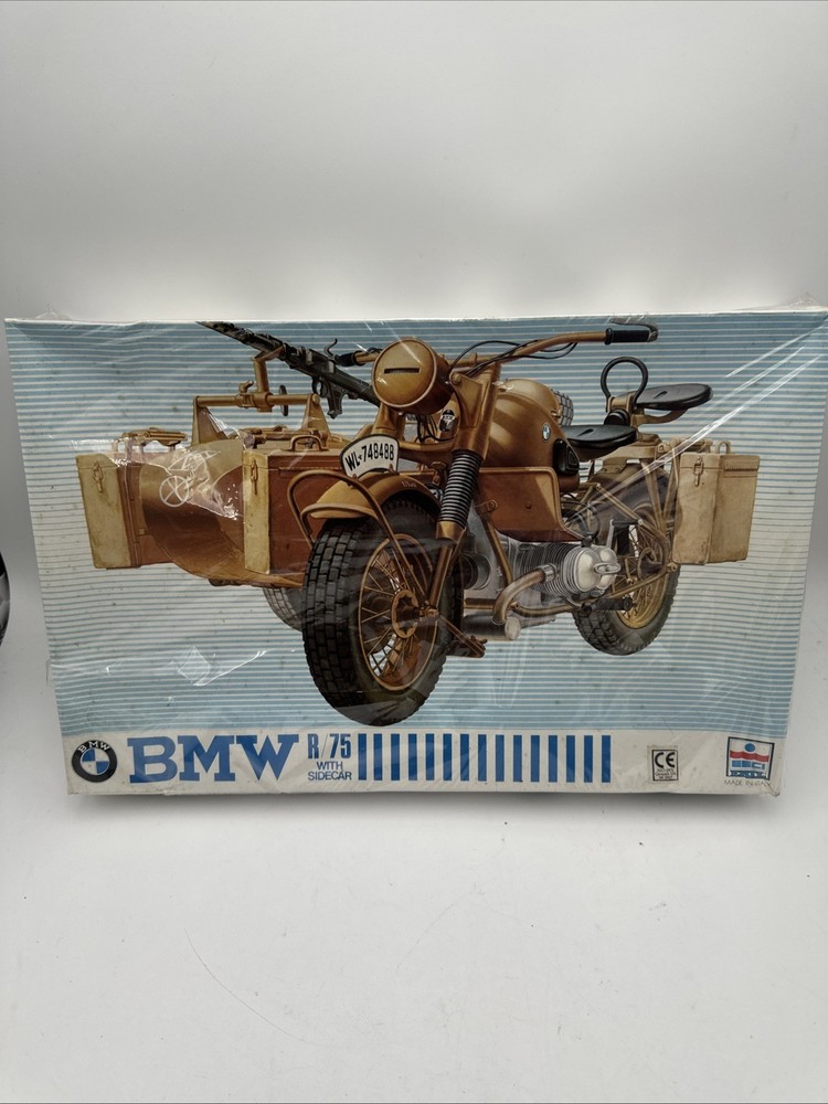 Esci Ertl BMW R/75 w/ Sidecar 1/9th Scale #7001 – Ripped Sealed Box