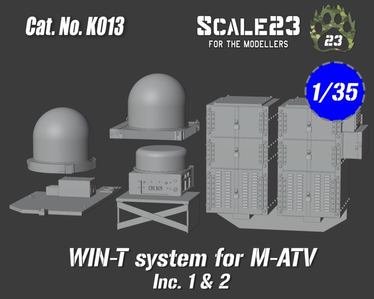 Scale23 1/35 Win-T System For M-ATV (Inc. 1 and 2)