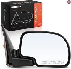 A-Premium Passenger Side Manual Door Mirror – Compatible with Chevy, GMC &