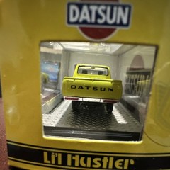 M2 Machines 1976 Datsun Truck Li’l Hustler Yellow Diecast Car Model