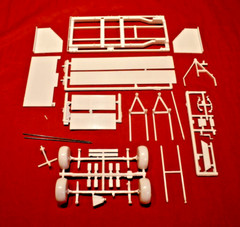 AMT Race Car Hauler Trailer 1/25