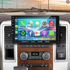 8 Core QLED Screen 1280 * 800 Car Radio Double Din Android 13 GPS Navigation
