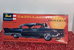 Revell Cadillac Eldorado Brougham Model Kit 1244 Sealed Vintage w/ Figures