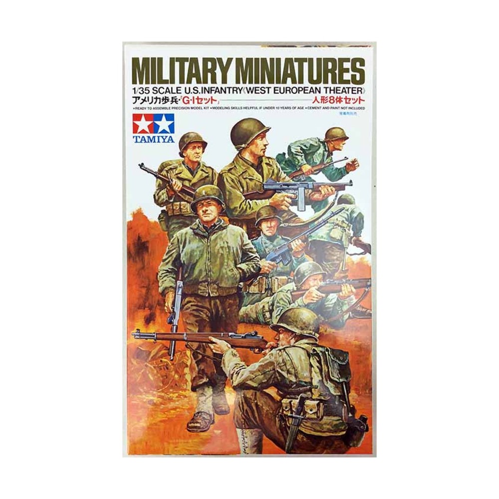 TAMIYA Military Model 1:35 U.S. Infantry (West European Theater) VG+/NM
