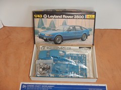 VINTAGE HELLER LEYLAND ROVER 3500 MODEL KIT, 1/43 SCALE, #185, NOS