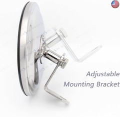 6 Inch Convex Round Door Mirror Blind Spot For Isuzu NPR NPR-HD NQR NRR FSR FVR
