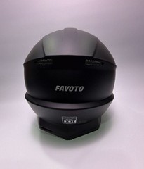 Favoto SC-09S Adult Off-Road Motocross Dirt Bike Helmet, Matte Black, XL