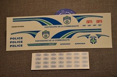1/24, 1/25 Police Car decals (Bill Bozo – Therese-de Blainville, Canada)