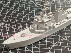 3Dprinting 1/700 Us Navy Arleigh Burke-class guided-missile destroyer Unpainted