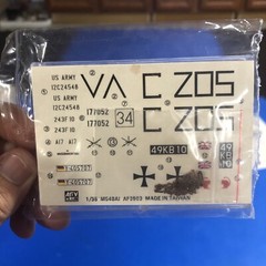 1/35 AFV Club M548A1 Clear Sprue, Decals, & Chain