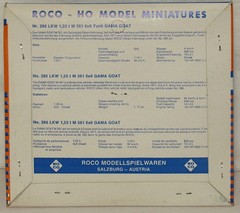 Roco 1976 Minitanks #Z-286 LKW 1,25 Ton 6×6 Funk Gama Goat M 561 1:87 NIB-NOS