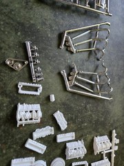 Revell Ed “Big Daddy” Roth’s Outlaw Left over Engine Parts V41A