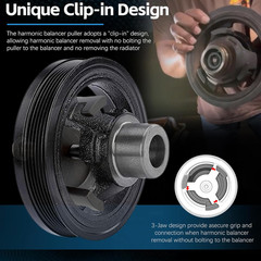 For GM LS Harmonic Balancer Puller 25264 Crank Pulley Puller for Chrysler Jeep D