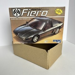 MPC Pontiac Fiero Model Kit #1-0715 EMPTY BOX ONLY