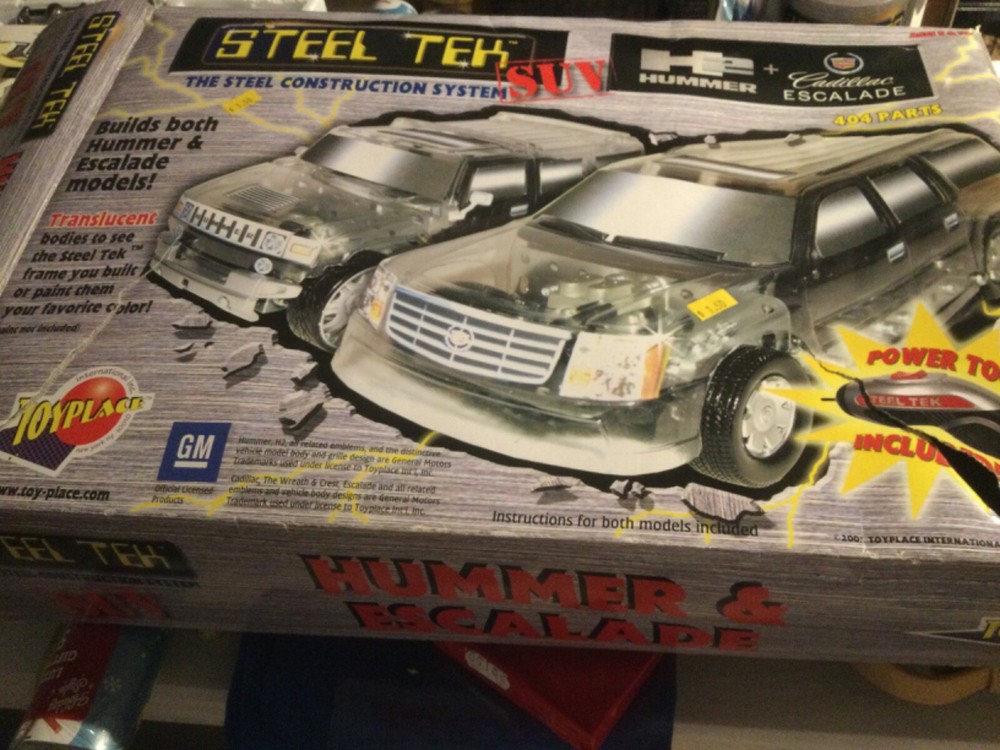 TOYPLACE STEEL TEK SUV STEEL CONSTRUCTION SYSTEM ***PARTS ONLY-INCOMPLETE***