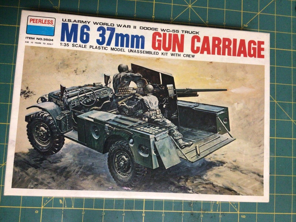 Peerless 3504 M6 37mm Gun Carriage (Dodge WC-55 Truck) New