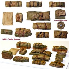 1/35 Universal Tents Tarps & Crates #8 – Value Gear Details – Resin Stowage