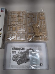 Lot(2) Tamiya Kits 35213 German Kubelwagen Type 82 35020 Hanomag Sdkfz251/1