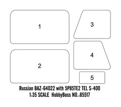 TRUMPETER 1/35 BAZ6403 Tank Transporter w/ChMZAP9990-071 Semi Trailer TRP1086