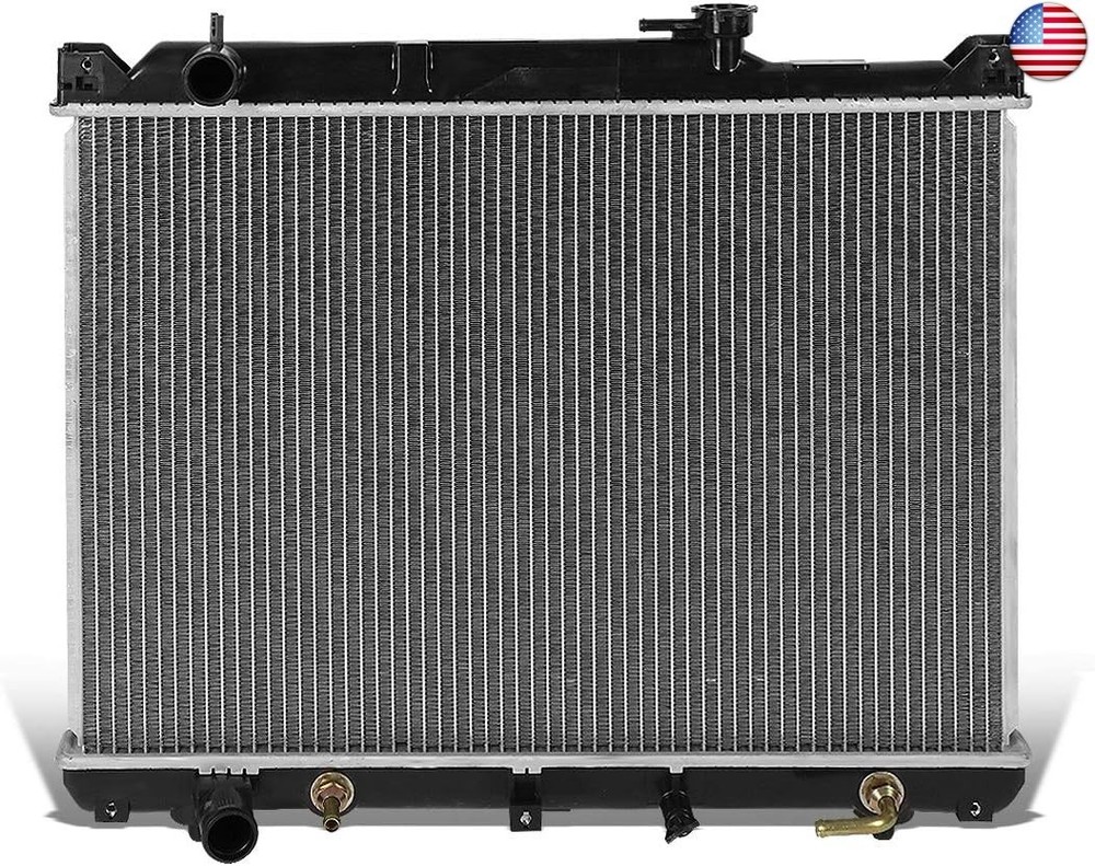 DNA Motoring OEM-RA-2430 OE Style Aluminum 23-1/8″ Core Radiator Compatible