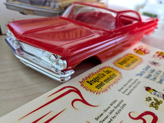 **RARE ORIGINAL VINTAGE AMT CRAFTSMAN KIT 1960 PONTIAC BONNEVILLE HT **COMPLETE!