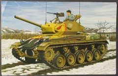 Bronco 1/35th Scale US M24 Chaffee Korean War – Boxart Pic from Kit No. CB35139