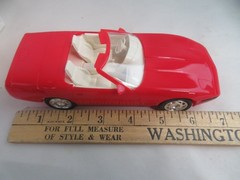 AMT ERTL 1992 Corvette Convertible Special Edition Bright Red White Interio 6666