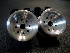 Scale Repro’s Plus 1713 1/16 Machined Aluminum Rear Rims/ 8 Hole Cluster