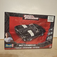 Revell Fast & Furious Dom’s ’71 Plymouth GTX 2’n1 1:24 Model Kit 85-4477 READ