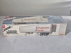 Vintage 1/32 AMT MATCHBOX SNAPFIT TROPICANA REEFER TRAILER FACTORY SEALED 1980