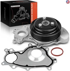 A-Premium Engine Water Pump with Gasket & Pulley Compatible with Ford F-150