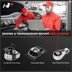 A-Premium 3PCS Engine Motor Mount Transmission Mount and Torque Strut Mount Set