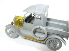 Photo-etched detailing set for Ford Model T 1917 Utility by ICM 35664, 1:35