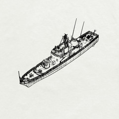 SSMODEL 1/72 Military Model Kit USS Asheville (PGM-84) Full Hull