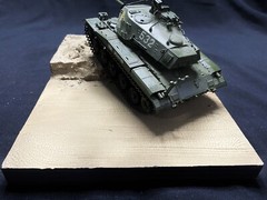 1/35 Scale Military Diorama Base Terrain Display Model Soldiers Figures Diecast