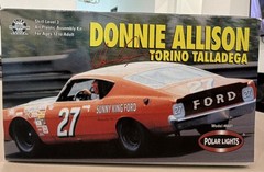 NEW Polar Lights Donnie Allison Ford Torino Talladega NASCAR 1:25 Plastic 6601